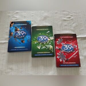 Rick Riordan - THE 39 CLUES books 1-3 hardcover